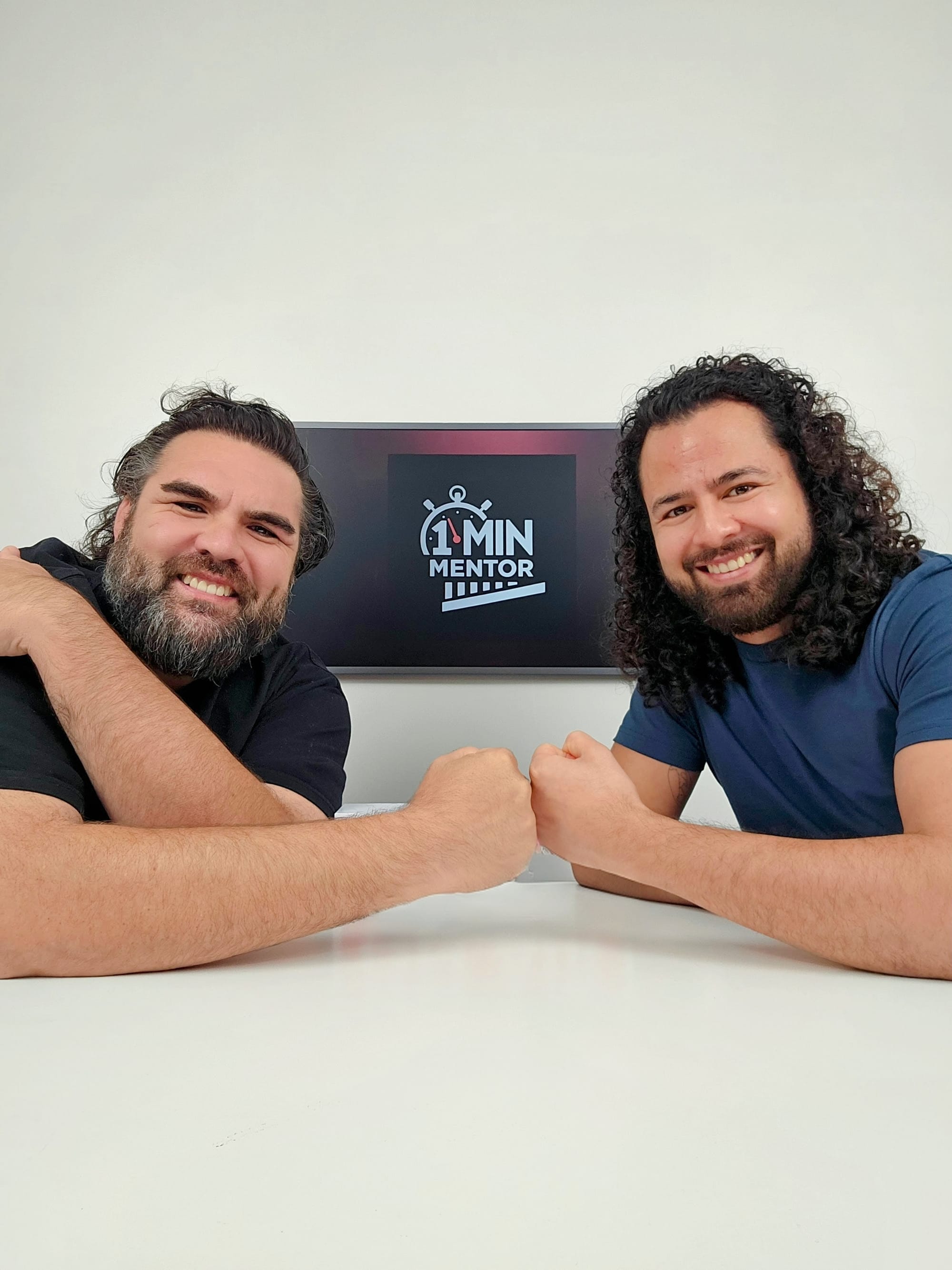 Sean with Will at the Pasifika Digital Knowledge Bank